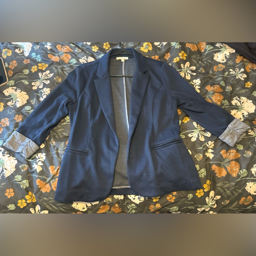 Skies are blue blazer.